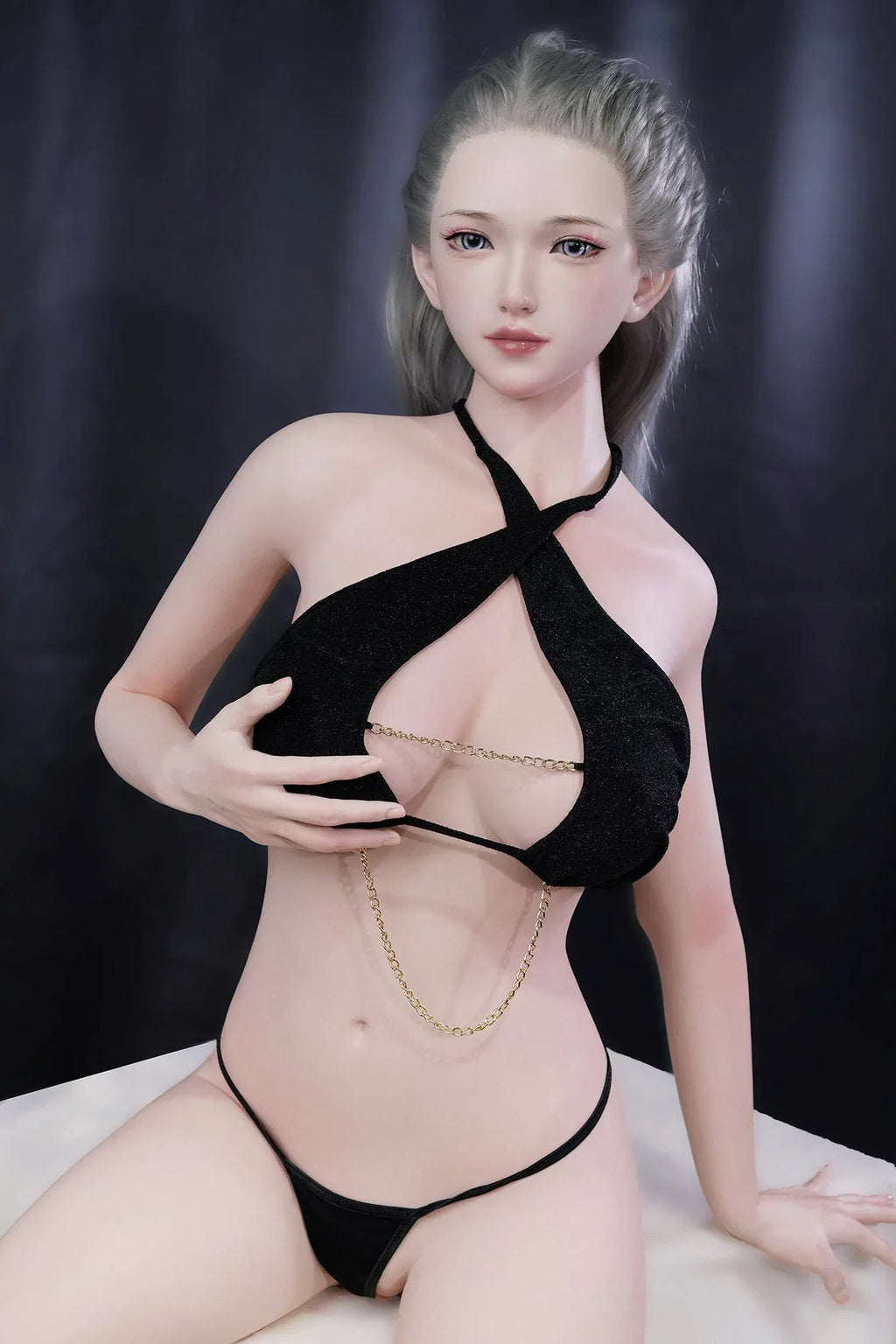 XYDOLL Daphne: 158cm F-Cup Silicone Sex Doll - Frosty Beauty