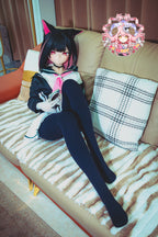 Croissant Doll #B04 155cm Love Doll – Vinyl Head, Hand-Painted Makeup, White Skin, Cosplay Style, Tsundere