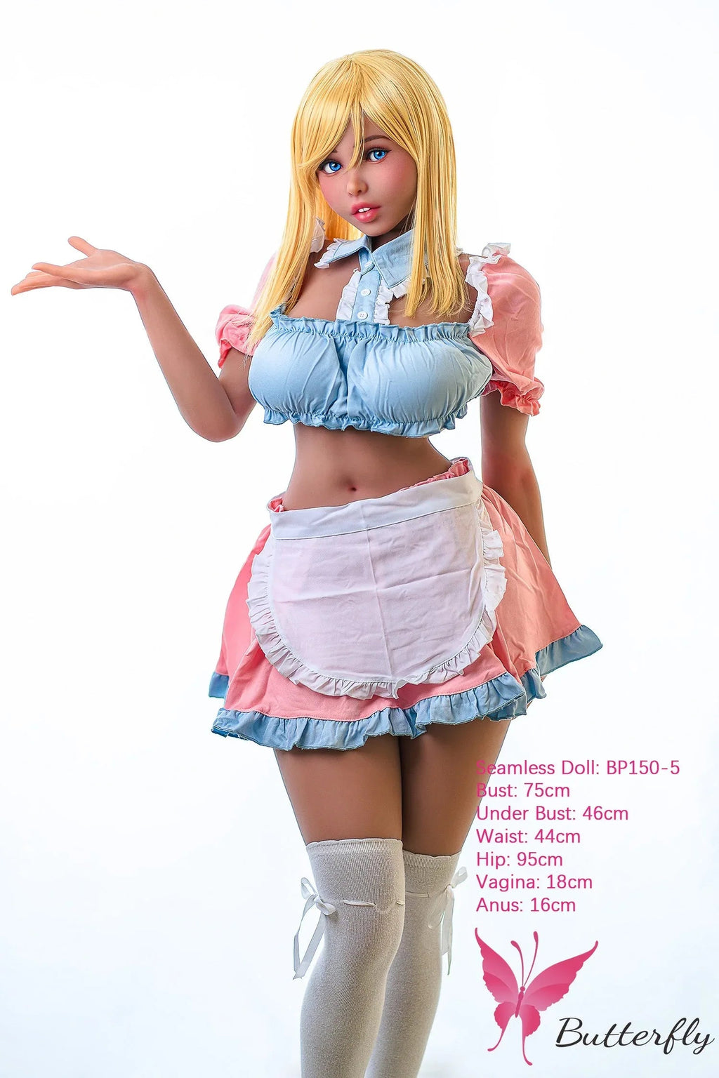 Butterflydoll BP150-5 Ariel Plus, TPE Sex Doll