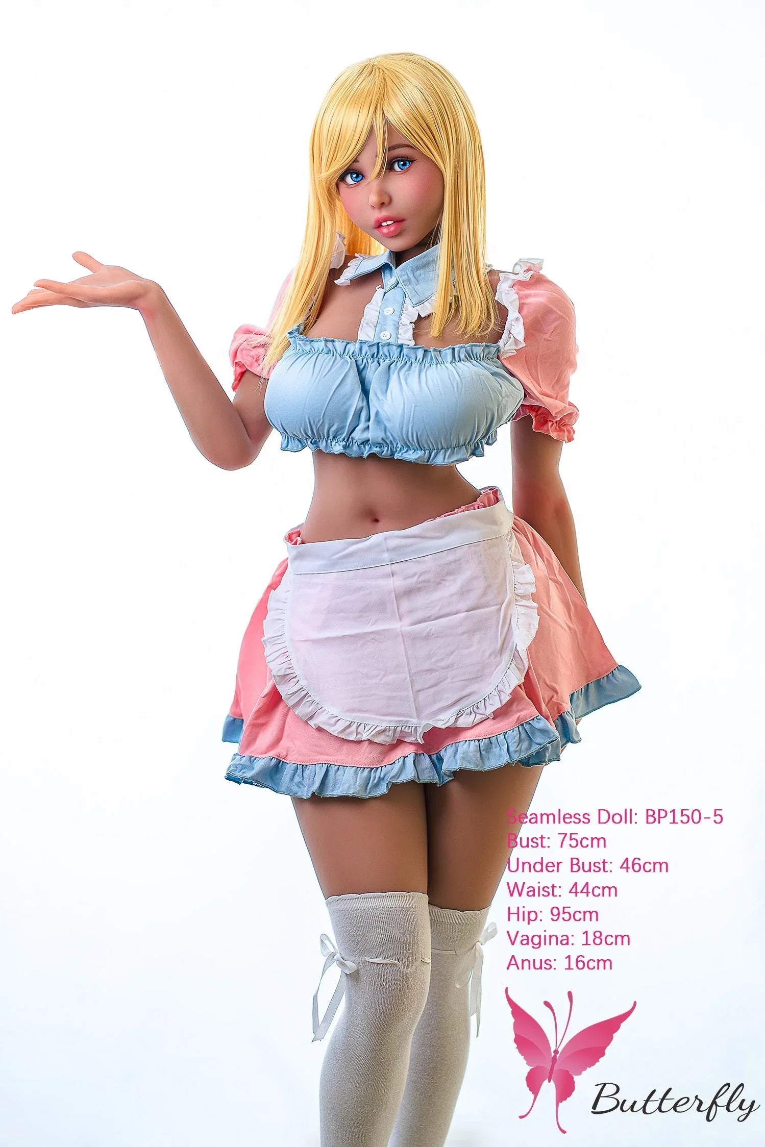 Butterflydoll BP150-5 Ariel Plus, TPE Sex Doll