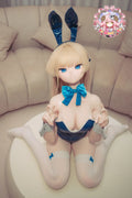 Croissant Doll 155cm, Hand-painted Makeup, Vinyl Head, Bunny Costume