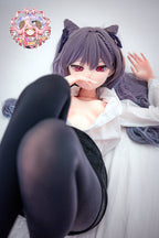 Croissant Doll #B04, 155cm Love Doll – Vinyl Head, Hand-Painted Makeup, White Skin, Cosplay Style, Alluring