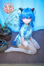 Croissant Doll #B03 155cm-plus Love Doll – Decal Makeup, Vinyl Head, Fair Skin, Cosplay Style, Cute & Charming