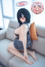 Croissant Doll #B04 168cm, Hand-painted Makeup, Vinyl Head, White Skin, Life-Size Cosplay Love Doll