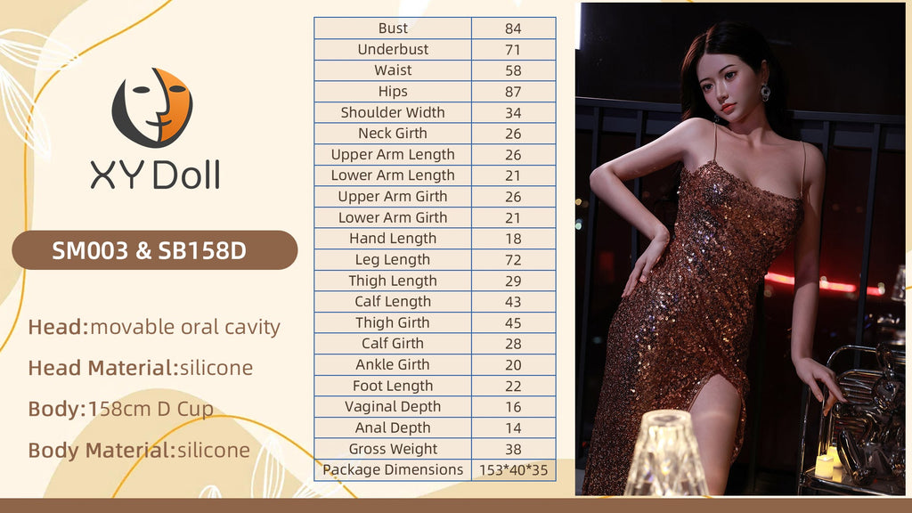 Soraya: 158cm D-Cup Realistic Silicone Sex Doll